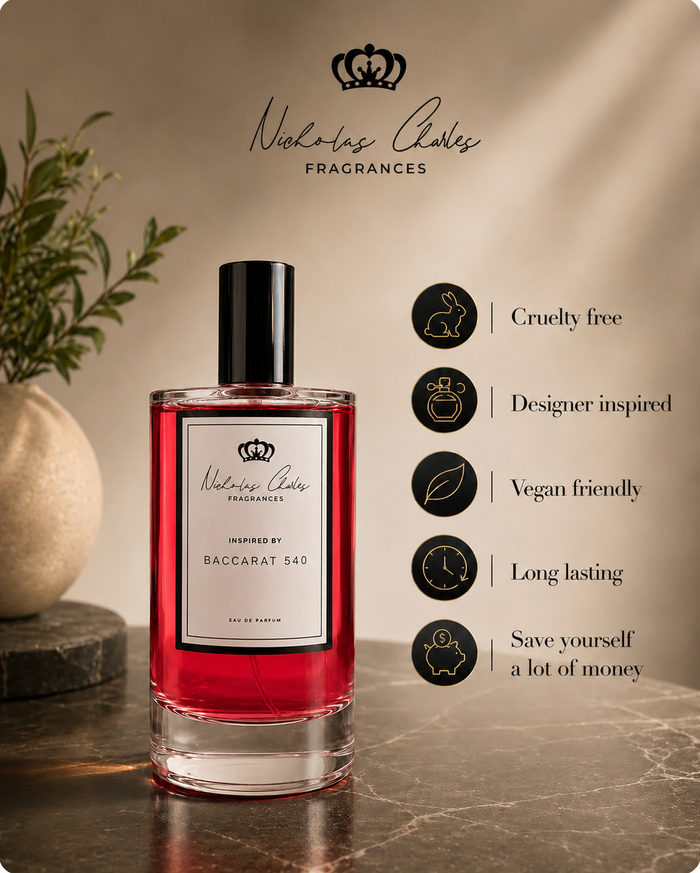 Inspired by Maison Francis Kurkdjian Baccarat Rouge 540