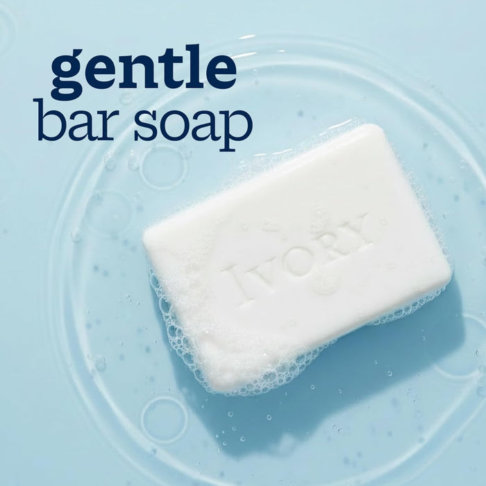 Ivory Gentle Original Bar Soap, Original Scent, 4 oz - 4 Ct - 18 Pack