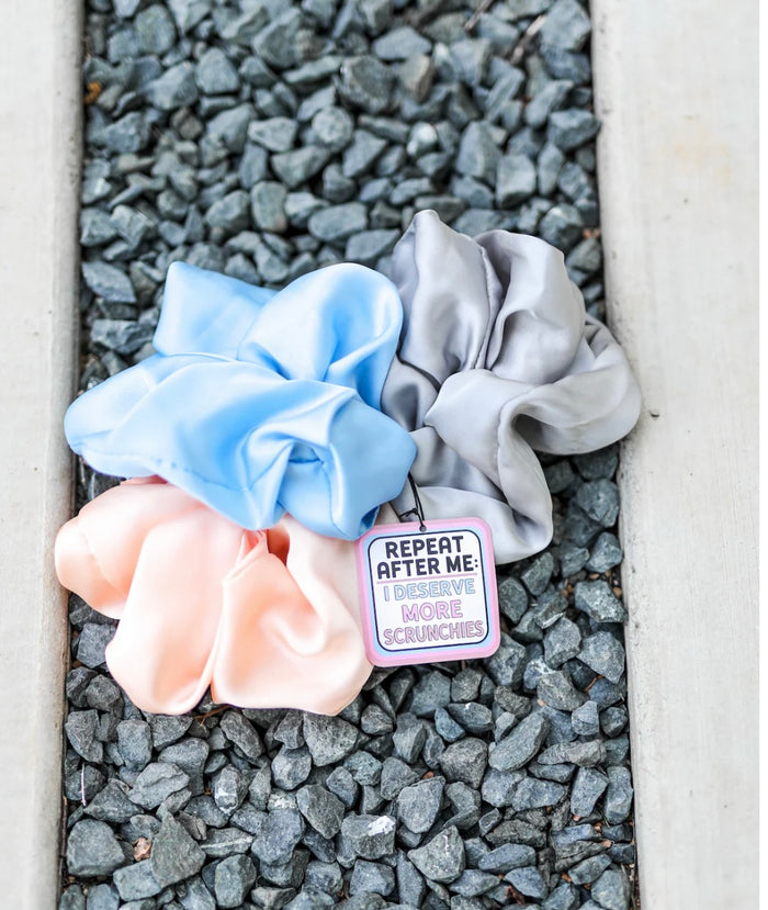Jadelynn Brooke Scrunchie Set - Repeat After Me - Blue Multi