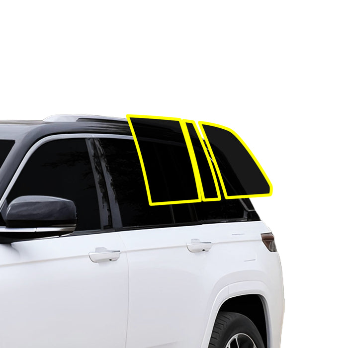 Precut Front Rear Windows Windshield Premium Nano - Ceramic Window Film Tint Kit For Jeep Grand Cherokee 2022 - 2024 - Bogar Tech Designs