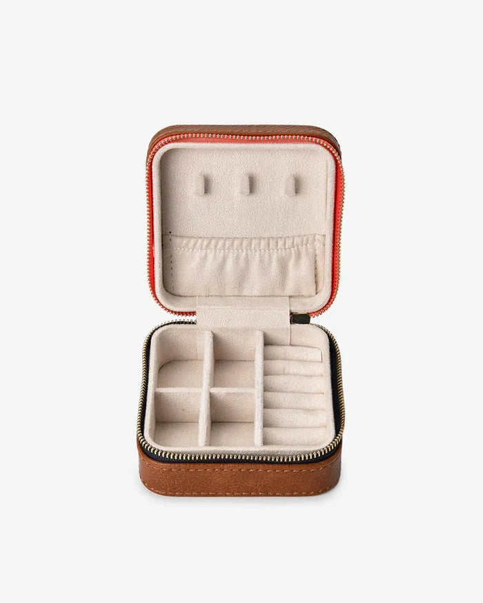 JEWELLERY CASE | Tan Pebble - Darling & Domain