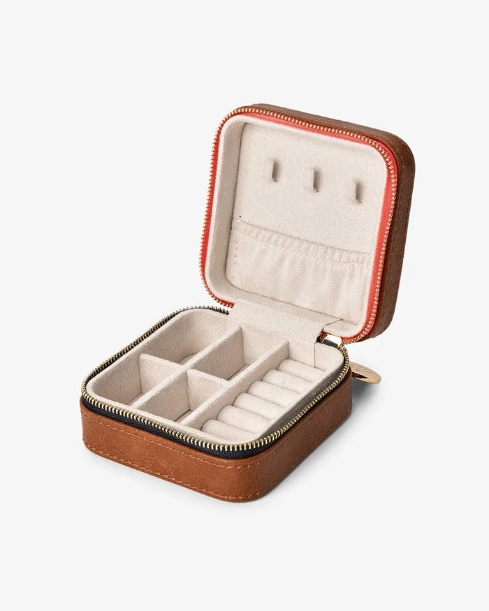 JEWELLERY CASE | Tan Pebble - Darling & Domain