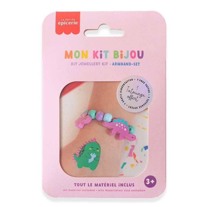 La Petite Epicerie Pro - Jewellery Kit - Bracelet - Dinosaurs