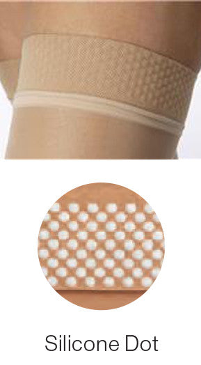 JOBST® Opaque Thigh High W/ Silicone Dot Band 30-40mmHg