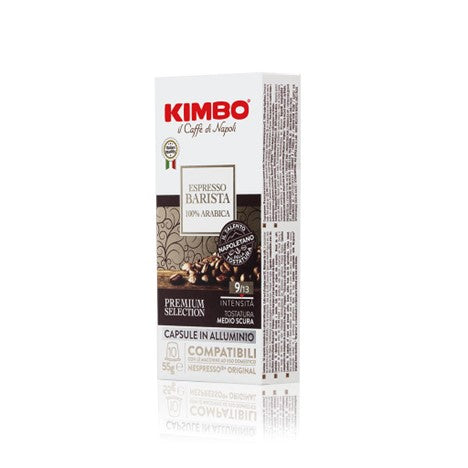 Kimbo Espresso Barista 100% Arabica Nespresso Aluminium 10-Capsules - EMPORIO ITALIANO