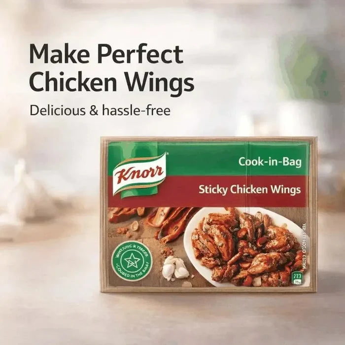 Knorr Cook in Bag - Sticky Chicken Wings - 35g Facebook Ad