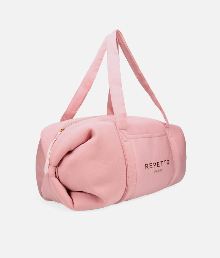 Large Dance Duffel, Elegant Pink Dance Bag with Zip Closure - B0233