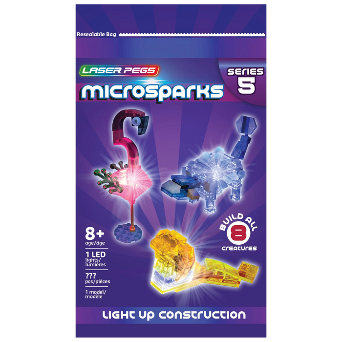 Laser Pegs MicroSparks Creature Blind Bag Series 5
