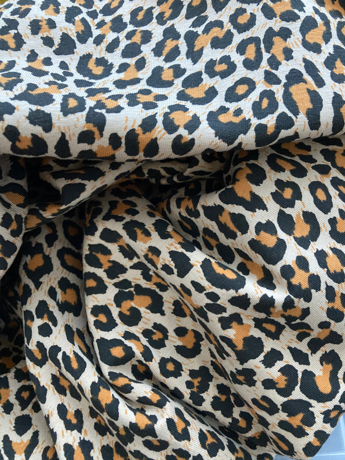 Leopard print vintage headband