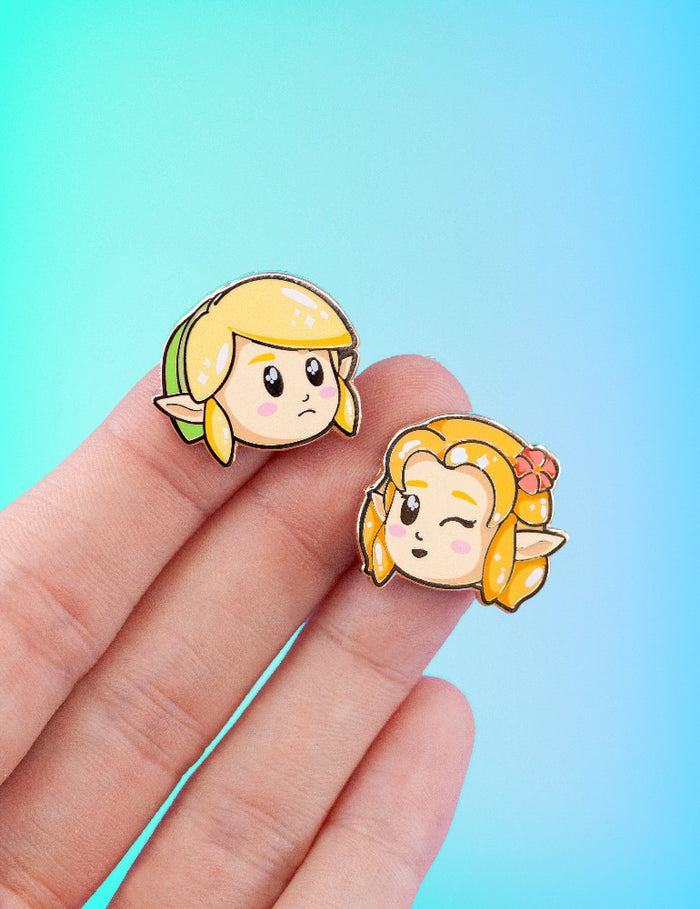 Link's awakening chibi enamel Pins