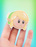 Link's awakening mask vinyl sticker