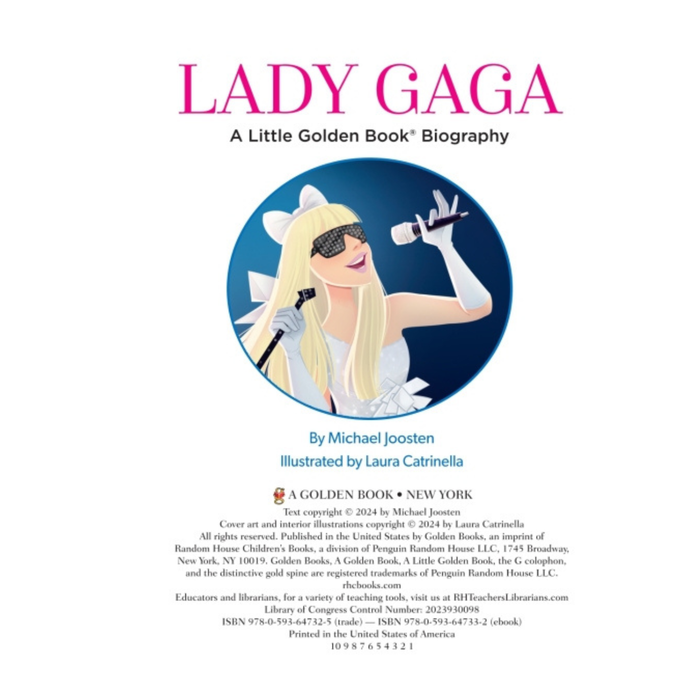 Little Golden Book Lady Gaga