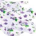 Little Hometown Muslin Swaddle Blanket: Violet