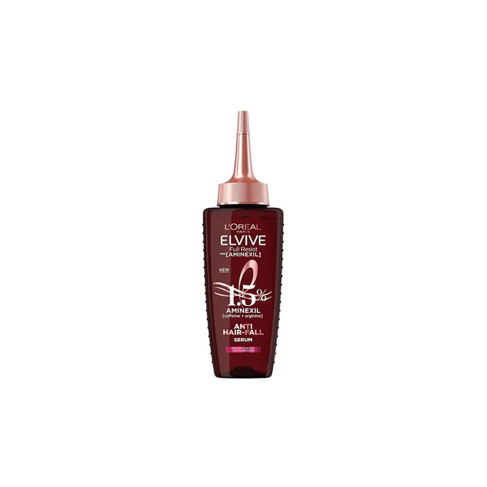 L'Oreal Paris Elvive Full Resist Aminexil 1.5% [Caffeine + Arginine] Anti Hair Fall Serum, 102 ml
