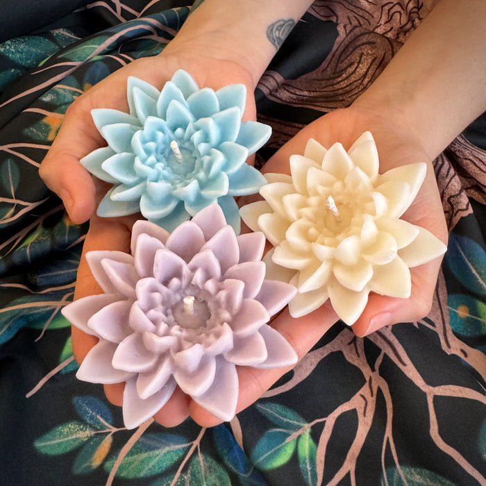 Lotus Flower Shaped Candles for the Water lover!