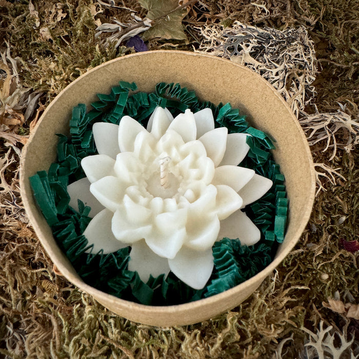 Lotus Flower Shaped Candles for the Water lover!