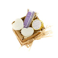 Love Heart Gift Box with natural massage bar and heart-shaped foot soaks – Valley Mist