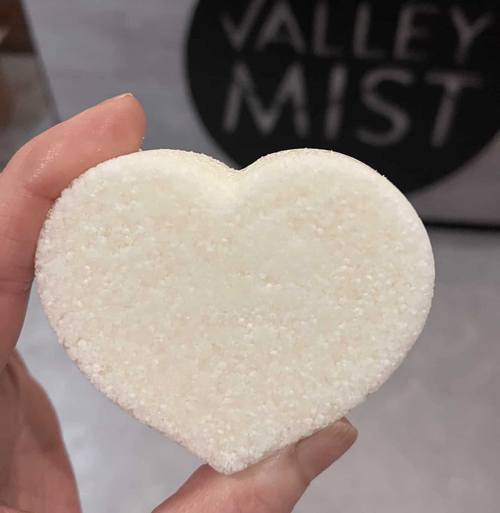 Luxury foot soak fizzer love heart shaped