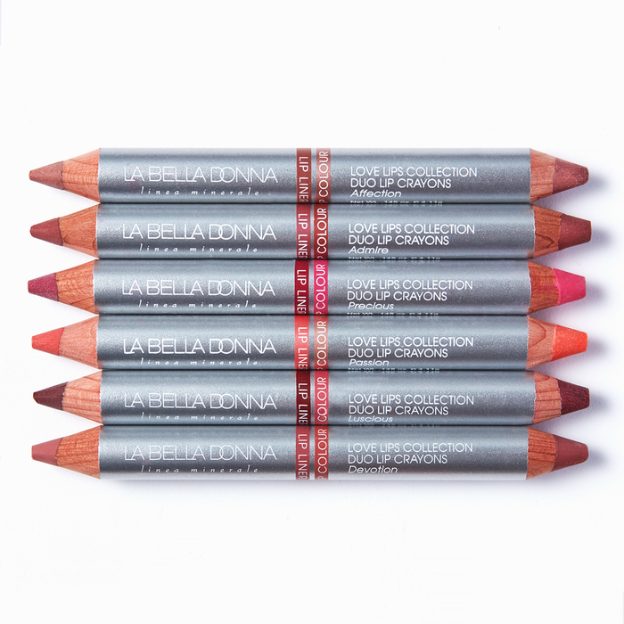 Love Lips Duo Lip Crayon in Affection | La Bella Donna