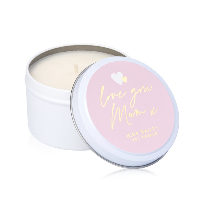 Love You Mum - Quote Soy Candle