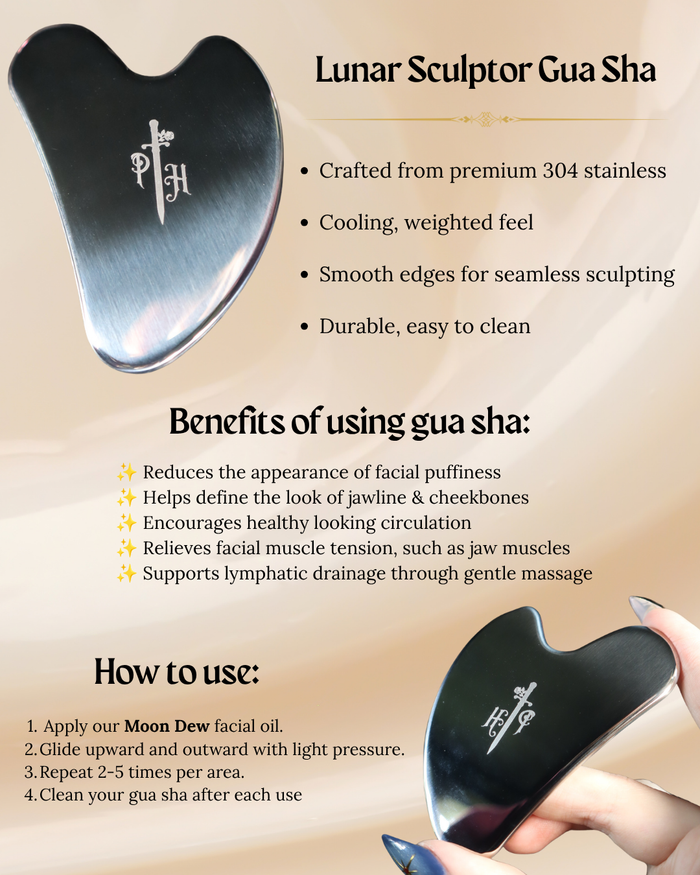 Lunar Sculptor Weighted Gua Sha