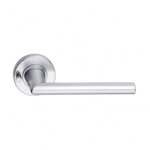 Madinoz Leverset Vision 888-8-PV Door Handle Round Rose Pair Privacy Button
