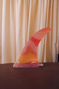 Mid Fins Mahloe 7 inch single fin classic template pink orange