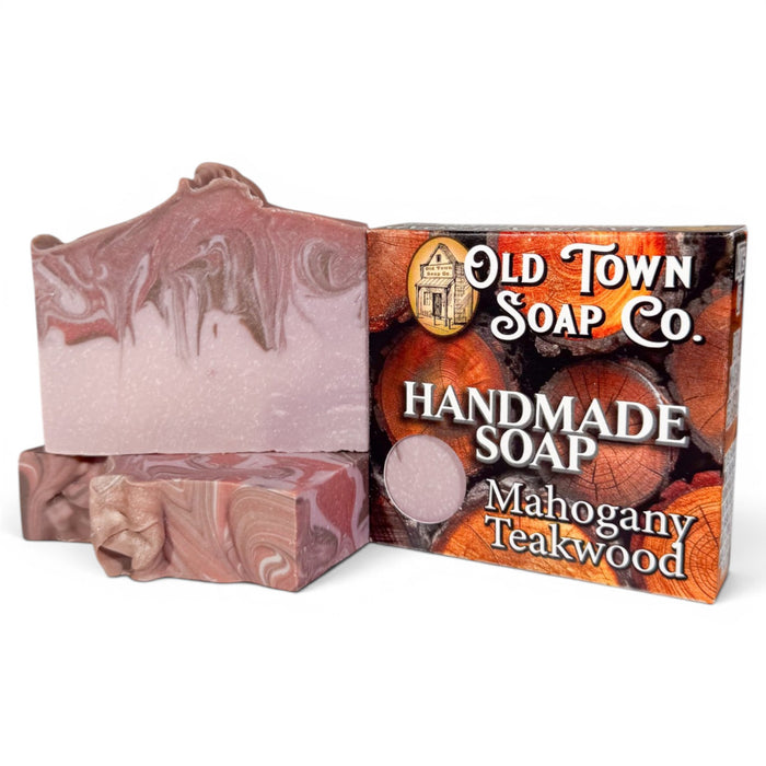 Mahogany Teakwood -Bar Soap - Old Town Soap Co.