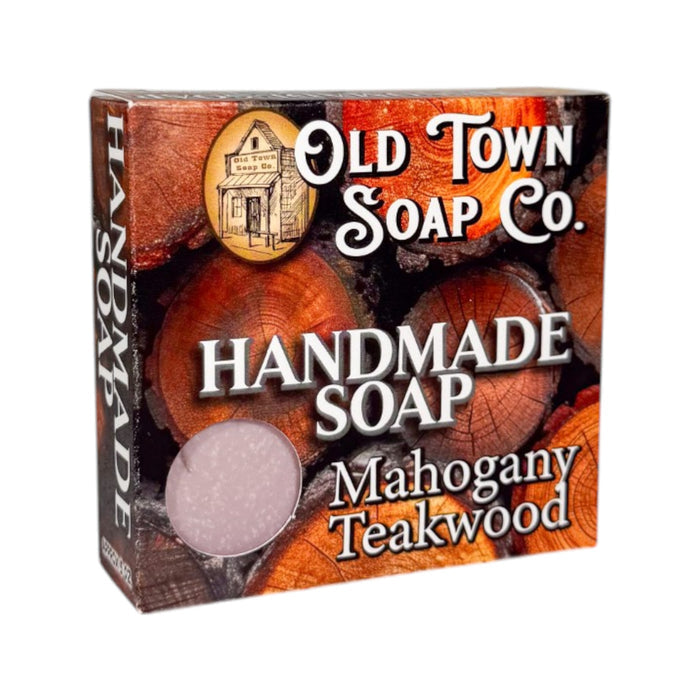 Mahogany Teakwood -Bar Soap - Old Town Soap Co.