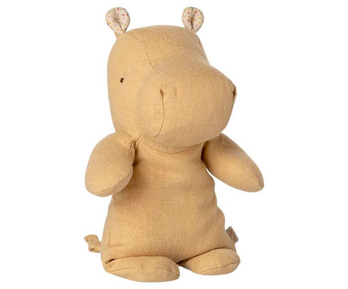 Maileg Safari Friends Small Hippo in Cream Yellow