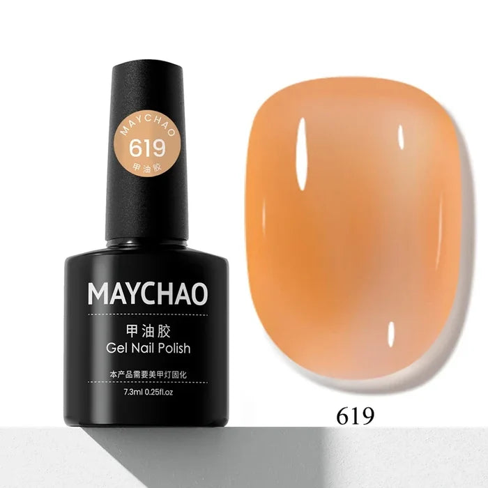 MAYCHAO Transparent Jelly Gel Polish