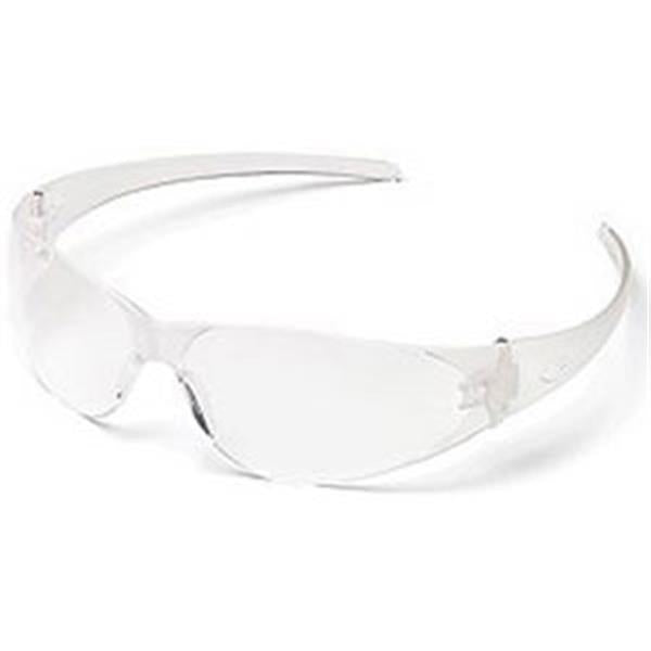 MCR Safety CK1 Series Eyewear, Clear Frame and Anti-Fog Lens