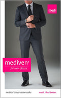 Mediven for Men Classic Ribbed Knee High 8-15mmHg - Compression Level: Mild 8-15 MmHG - Male - Knee