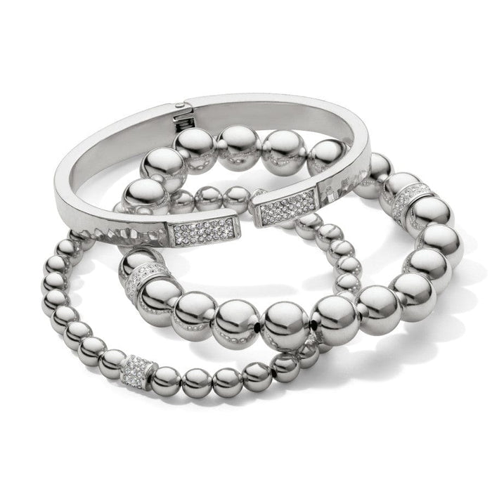 Meridian Petite Stretch Bracelet / Silver