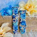 Midnight Meadow Mix Print Silicone Band For Apple Watch