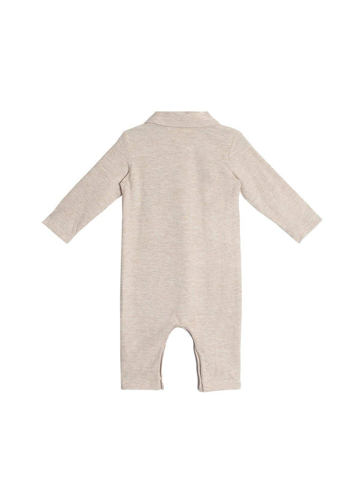 Millie Brothers Romper: Brown / 6M