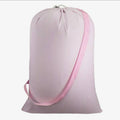 Mint Pink Seersucker Hold All Laundry Bag