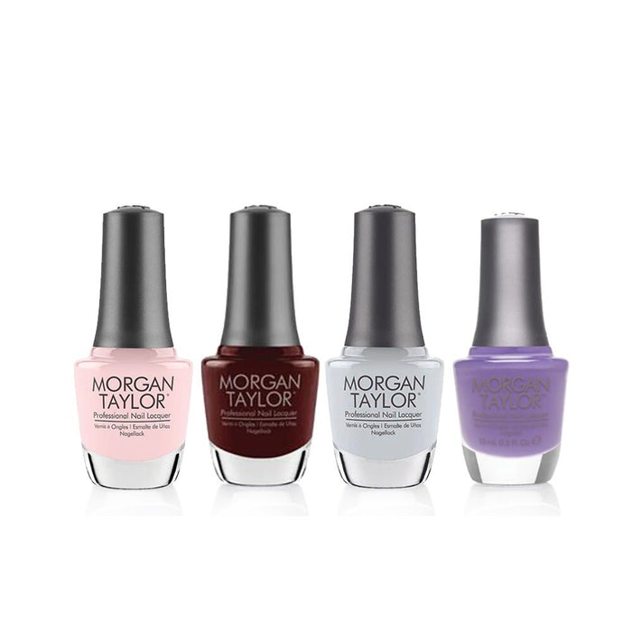 Morgan Taylor Soft Glam Nail Polish Set - 4 Pieces
