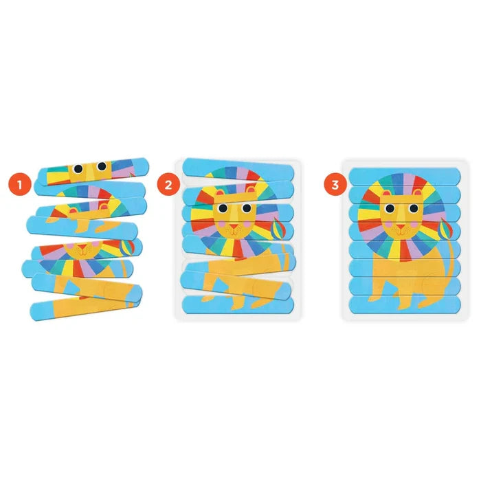 Mudpuppy Animals of the World Puzzle Sticks