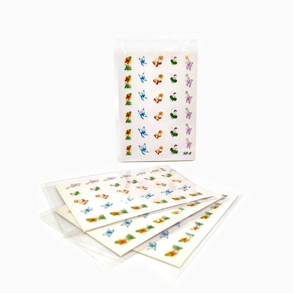 Nail & Toe Stickers - Butterflies 1