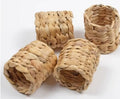 Natural Rattan Napkin Ring Set (4)