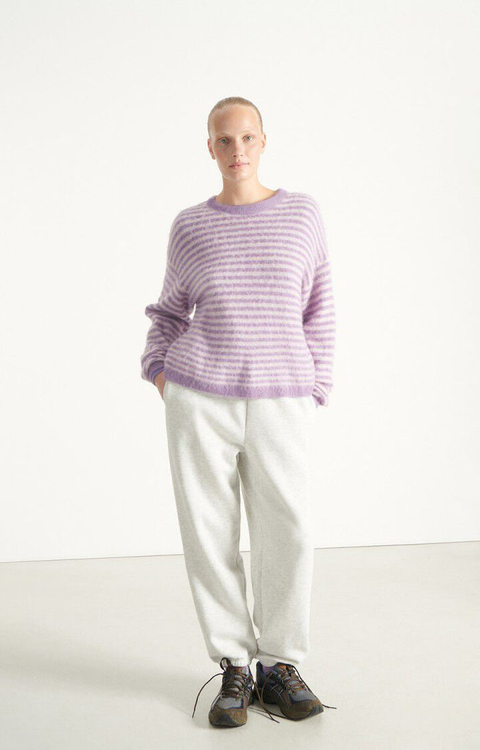 NENYBAY PULLOVER NEN18C | Violet Striped Rosebud - Darling & Domain