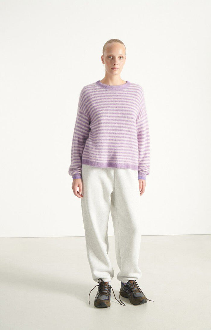 NENYBAY PULLOVER NEN18C | Violet Striped Rosebud - Darling & Domain