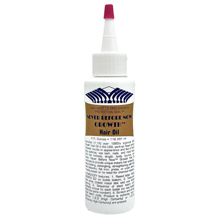 Never Before Now Growth Hair Oil 4oz