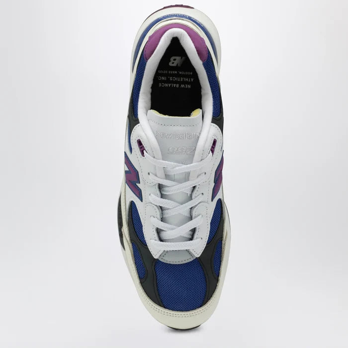 New Balance - Made in USA 992 sneakers White/Blue Brand Apparel & Accessories > Shoes