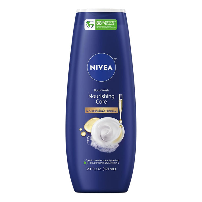 NIVEA Nourishing Care Body Wash, 20 oz - 12 Pack