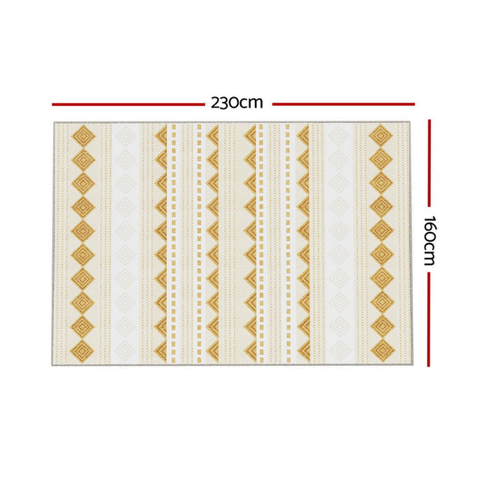 NNEDSZ Floor Rugs 160x230cm Washable Area Mat Large Carpet Soft Short Pile Ella