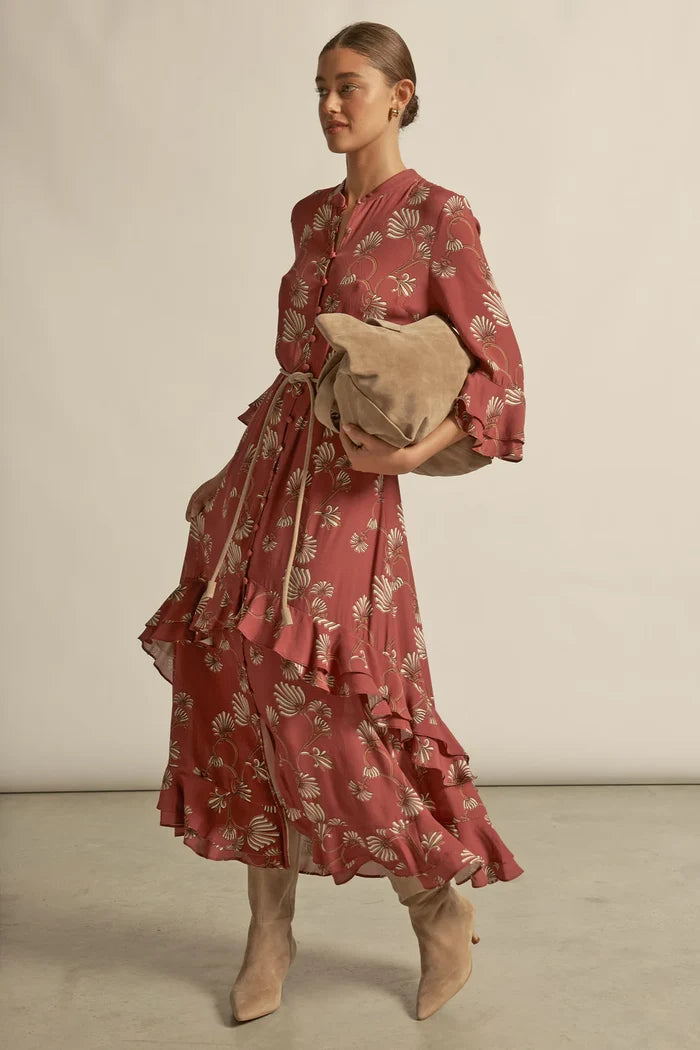 NOMAD DRESS in Berry Nouveau from Zoe Kratzmann