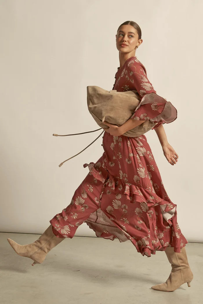 NOMAD DRESS in Berry Nouveau from Zoe Kratzmann