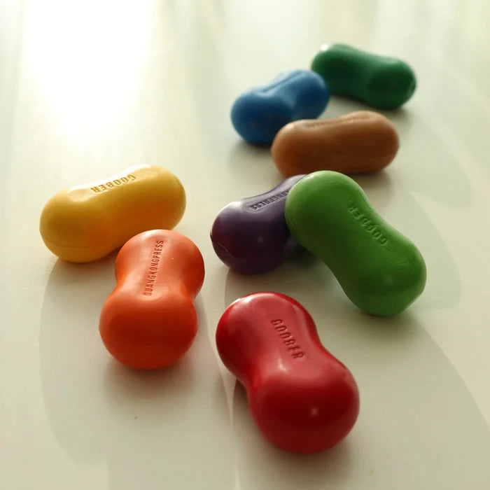 Non-toxic Peanut-Shaped Crayons - 8pcs